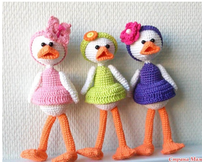 Amigurumi Ducks Girlfriend Free Pattern