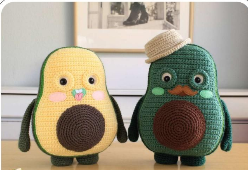 Crochet Pattern Mr. Avocado Amigurumi