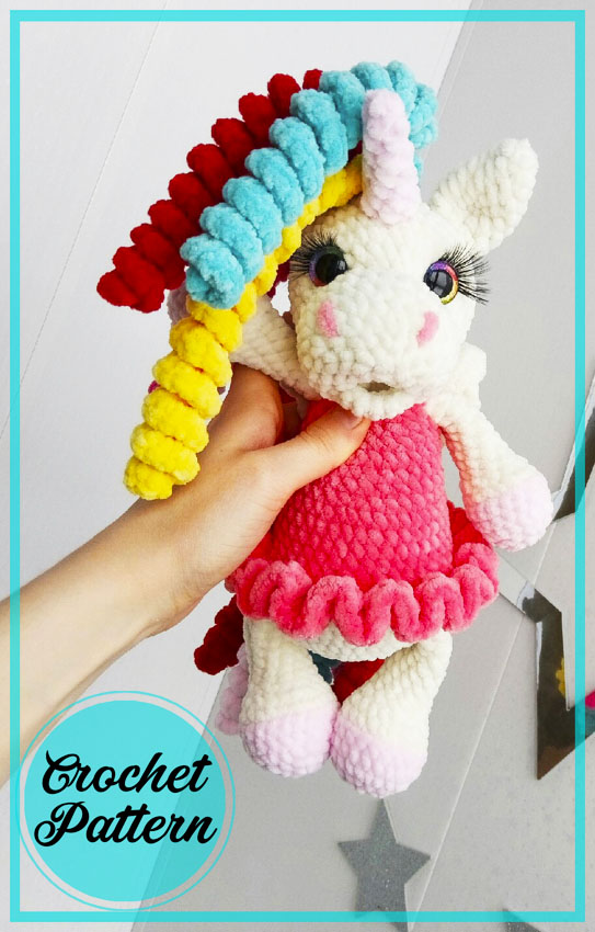 Flying Unicorn Amigurumi crochet free pattern
