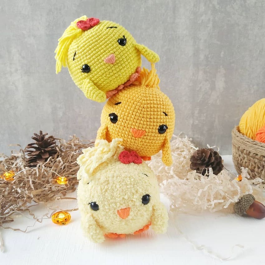 EASTER CHICK AMIGURUMI FREE PATTERN
