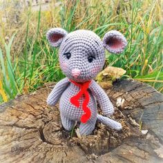 Key Chain Mouse Amigurumi Free Pattern